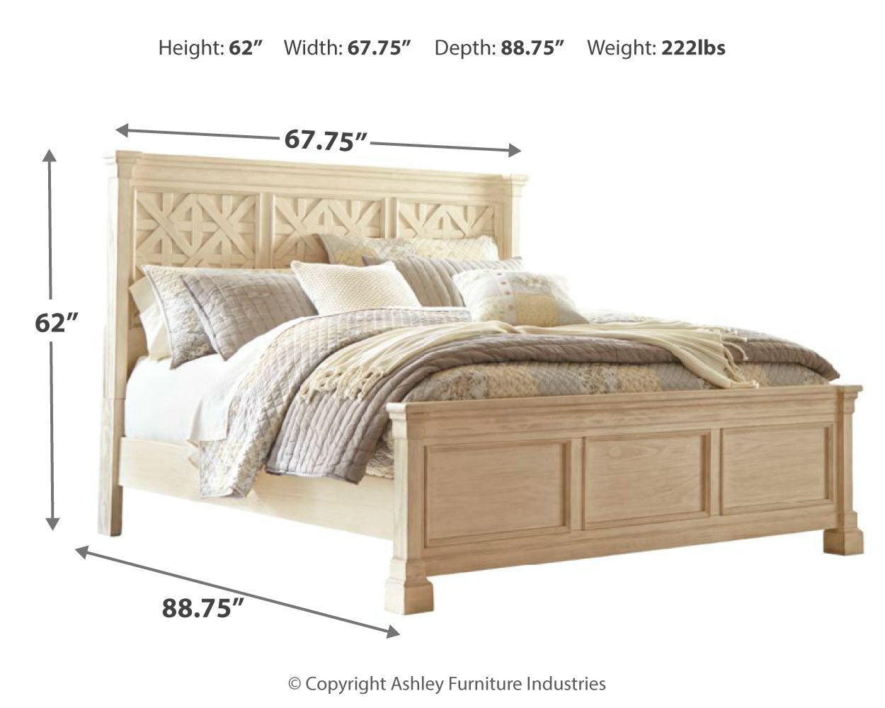 Bolanburg Queen Panel Bed, Dresser and Nightstand