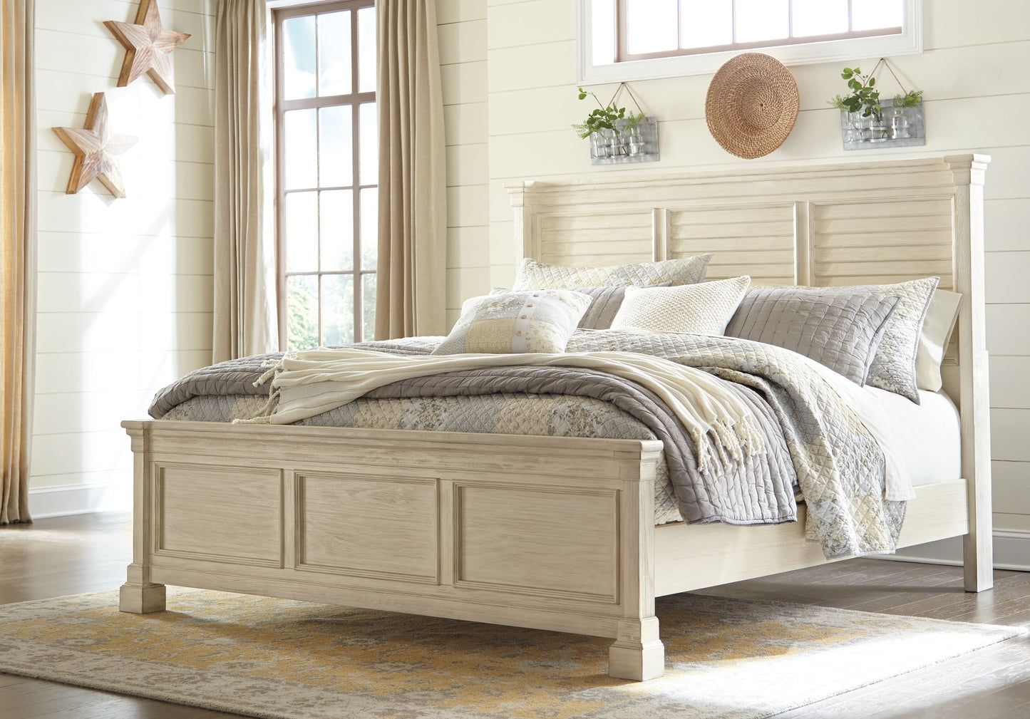 Bolanburg King Panel Bed, Dresser and Mirror