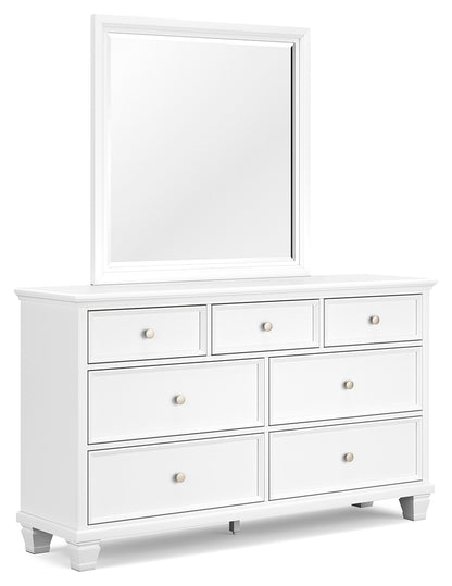 Fortman Queen Panel Bed, Dresser and Mirror