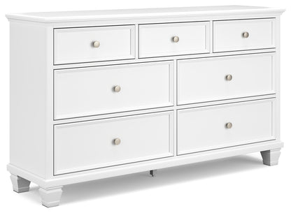 Fortman King Panel Bed, Dresser and 2 Nightstands