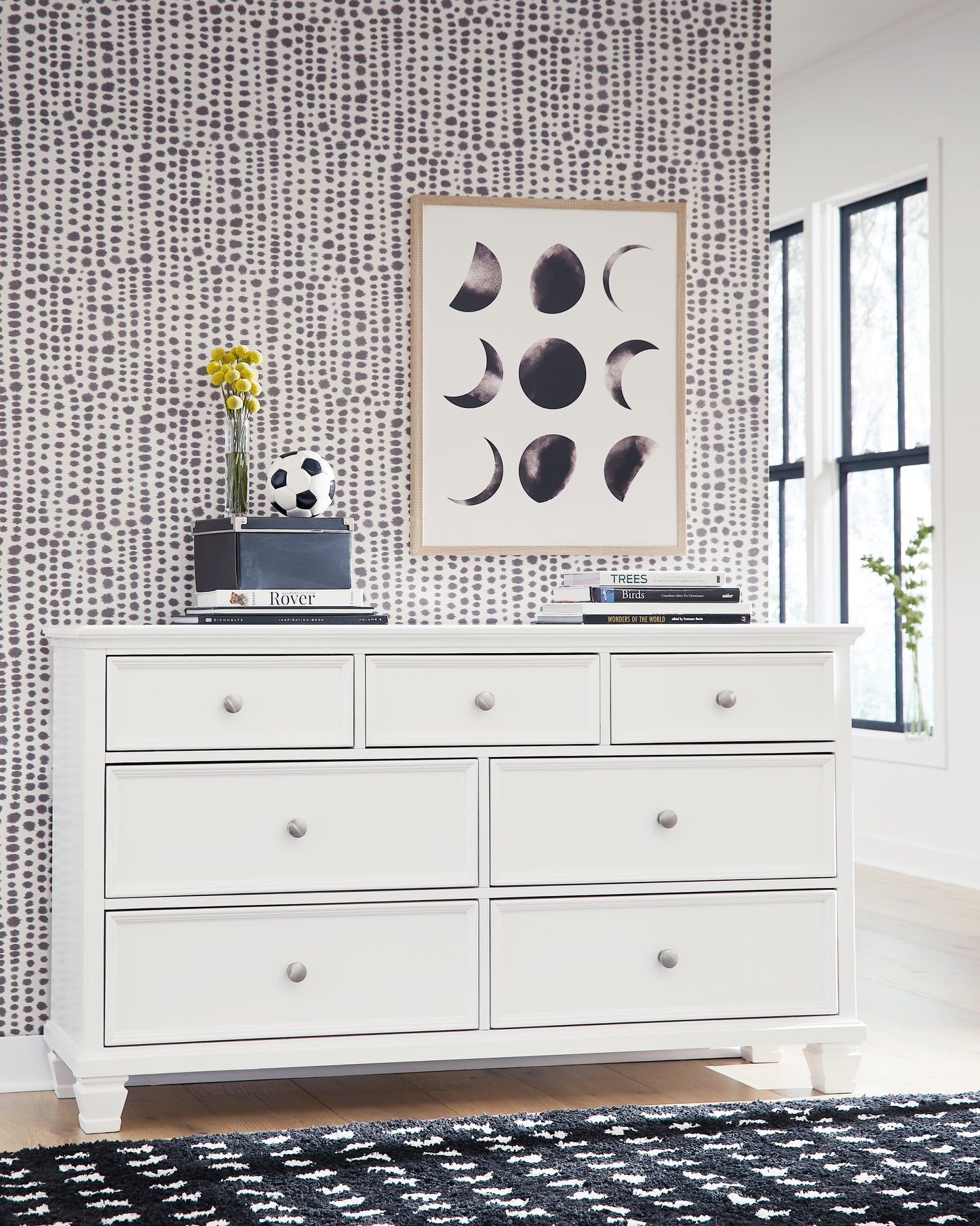 Fortman King Panel Bed, Dresser and 2 Nightstands