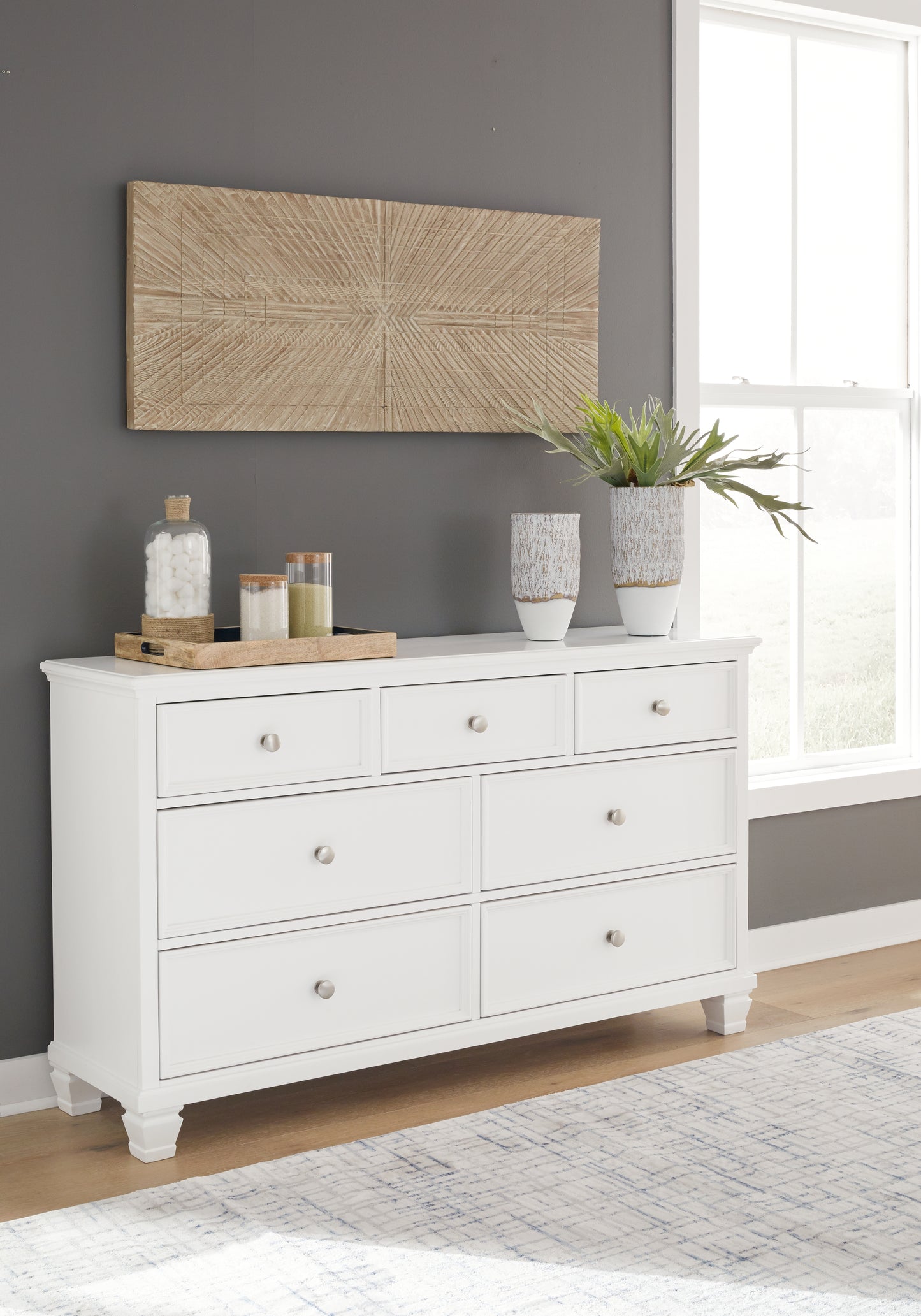 Fortman King Panel Bed, Dresser and 2 Nightstands