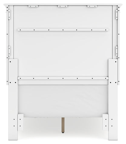 Fortman Twin Panel Bed, Dresser and Mirror