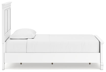 Fortman Twin Panel Bed, Dresser and Mirror