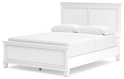 Fortman Queen Panel Bed, Dresser, Mirror and Nightstand