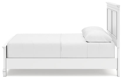 Fortman Queen Panel Bed, Dresser, Mirror and 2 Nightstands