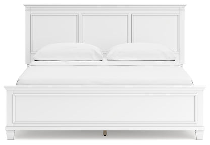 Fortman California King Panel Bed, Dresser and Mirror