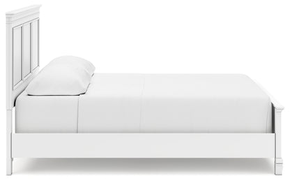 Fortman California King Panel Bed, Dresser and Mirror