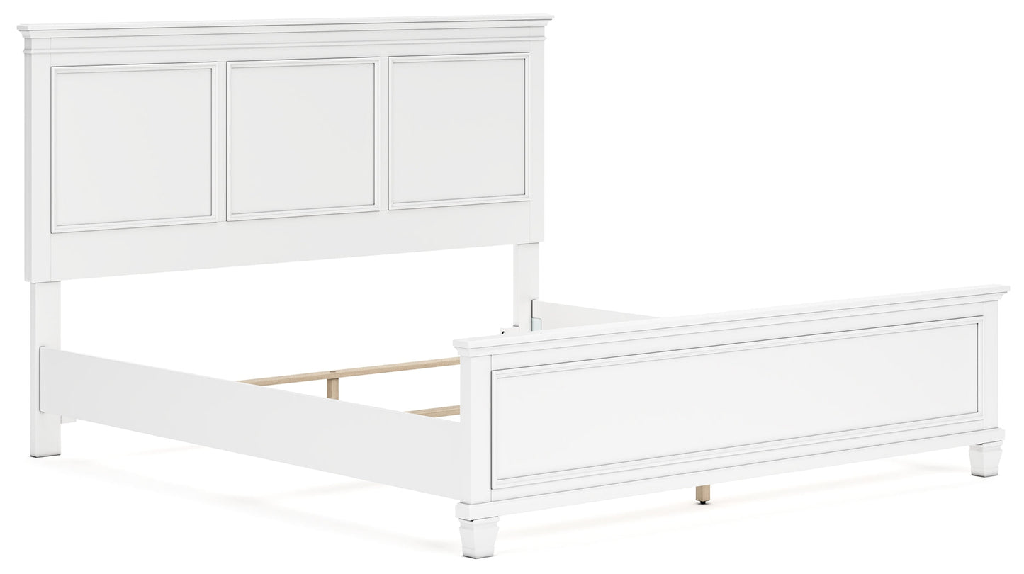 Fortman King Panel Bed, Dresser and Mirror