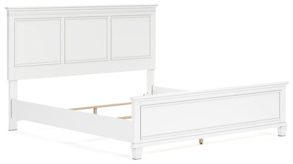 Fortman King Panel Bed, Dresser and Mirror