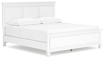 Fortman King Panel Bed, Dresser and Mirror