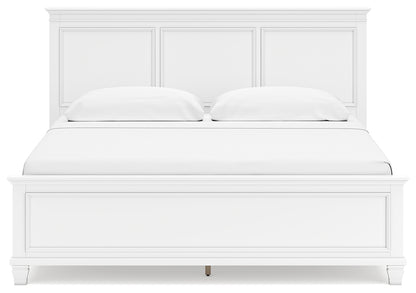 Fortman King Panel Bed, Dresser and Mirror