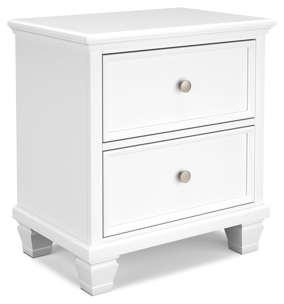 Fortman Queen Panel Bed, Dresser, Mirror and Nightstand