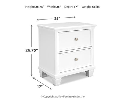 Fortman Queen Panel Bed, Dresser, Mirror and Nightstand