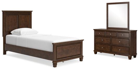 Danabrin Twin Panel Bed, Dresser and Mirror