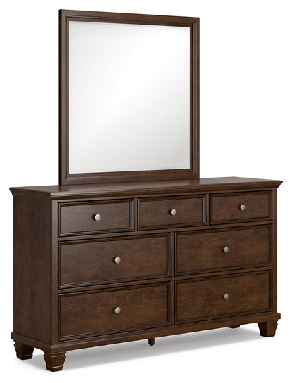 Danabrin Full Panel Bed, Dresser and Mirror