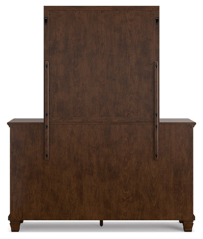 Danabrin Full Panel Bed, Dresser and Mirror