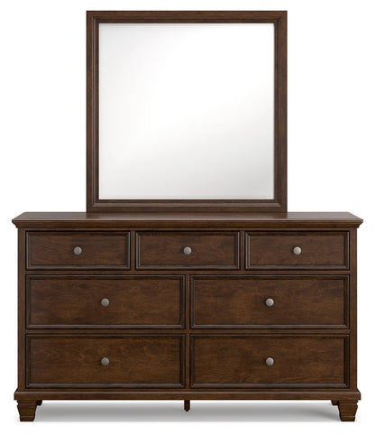 Danabrin Full Panel Bed, Dresser and Mirror