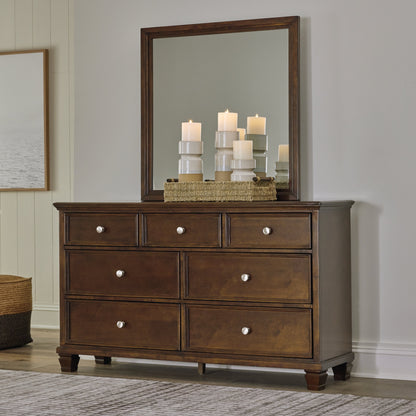 Danabrin Twin Panel Bed, Dresser and Mirror