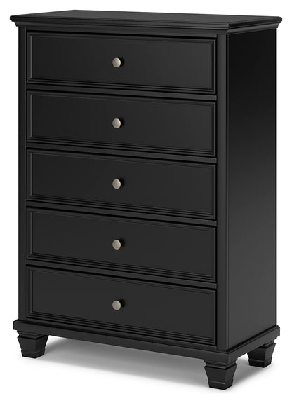 Lanolee Full Panel Bed and Chest