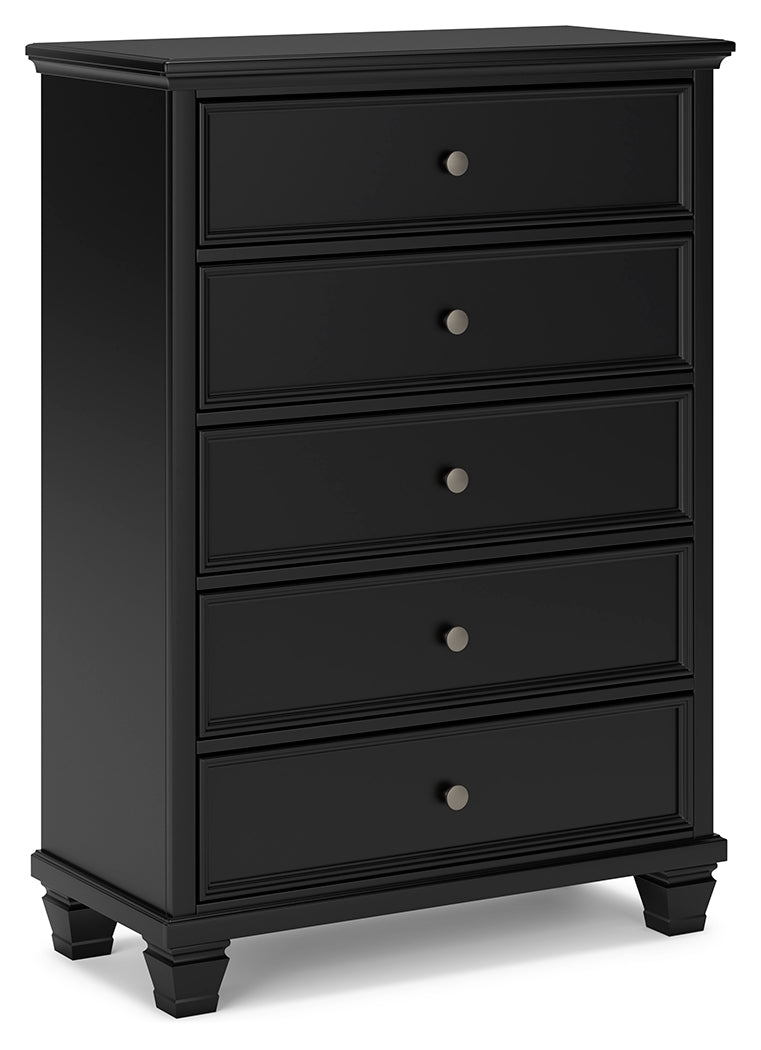 Lanolee Twin Panel Bed and Chest