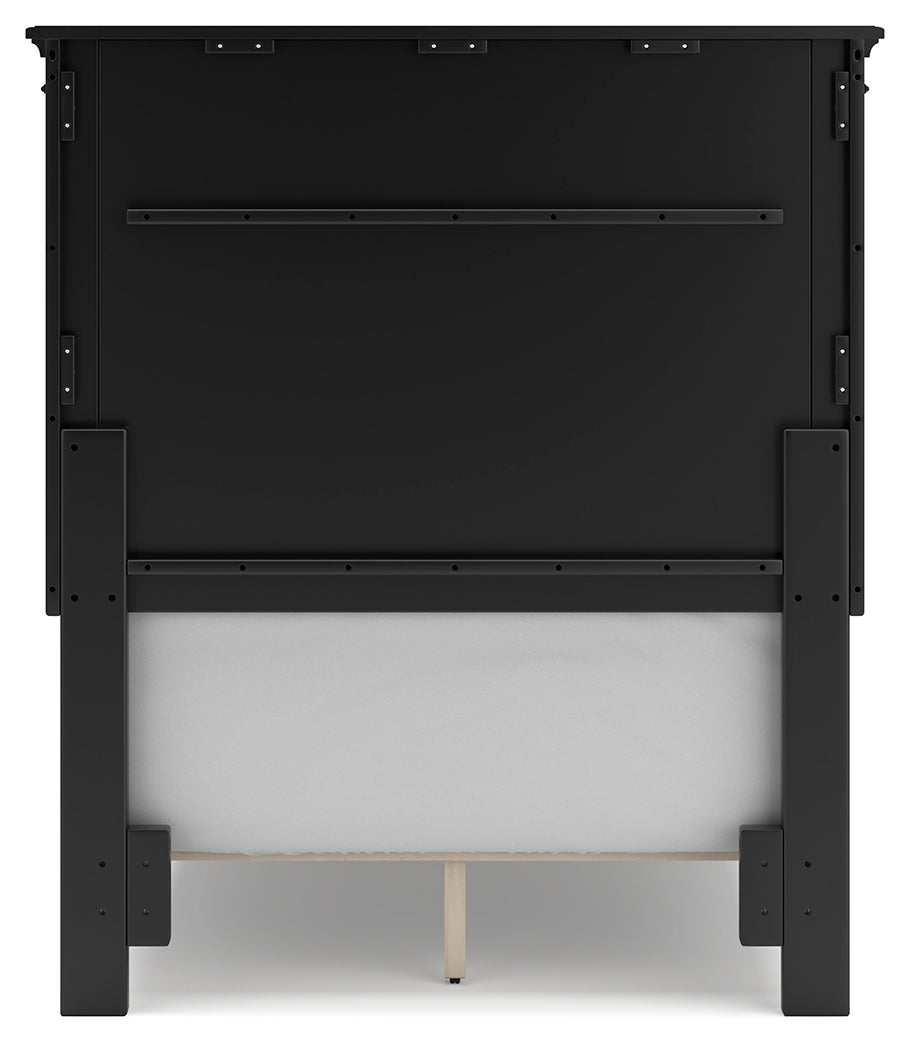 Lanolee Twin Panel Bed, Dresser and Mirror