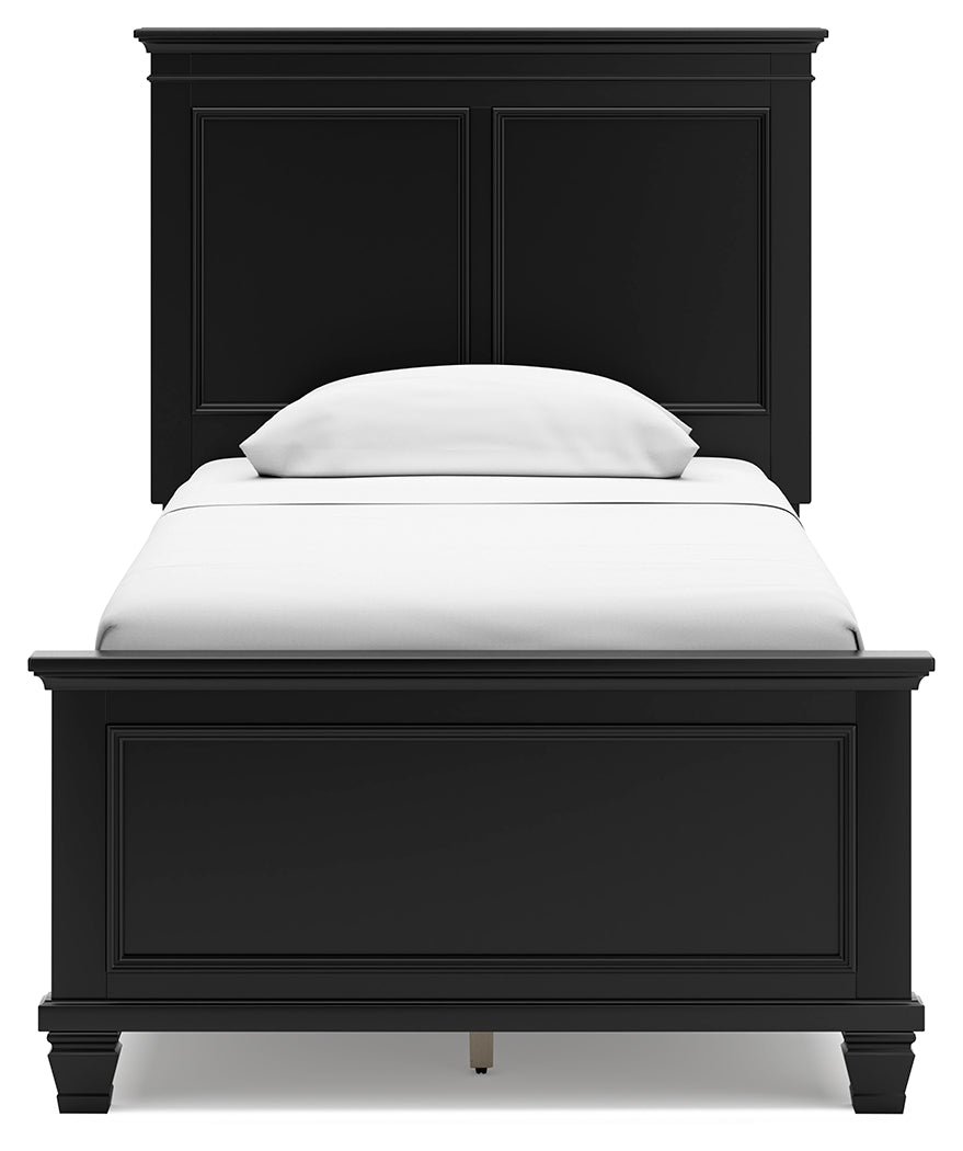Lanolee Twin Panel Bed, Dresser and Mirror