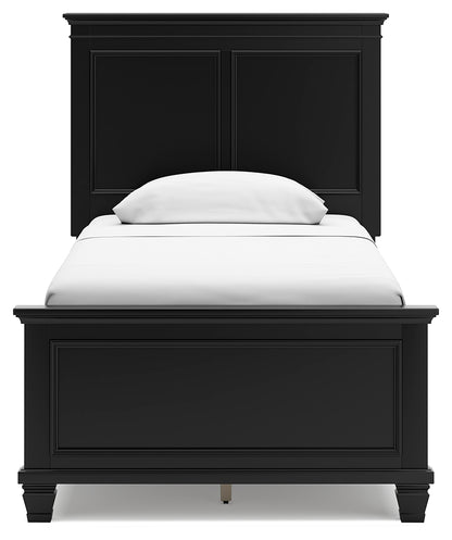 Lanolee Twin Panel Bed, Dresser and Mirror