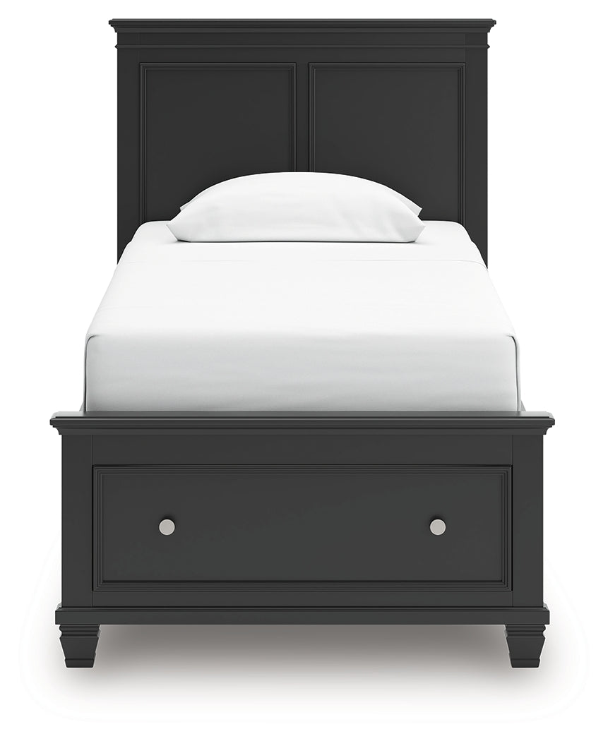 Lanolee Twin Panel Storage Bed