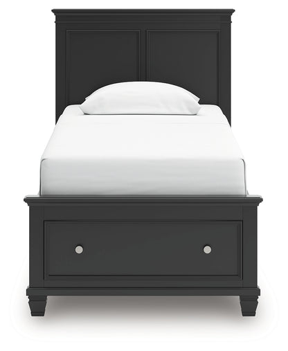 Lanolee Twin Panel Storage Bed