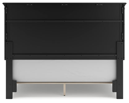 Lanolee Queen Panel Bed, Dresser, Mirror and Nightstand