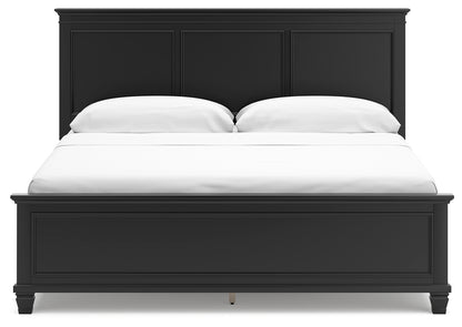 Lanolee California King Panel Bed, Dresser and Mirror