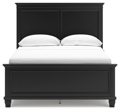 Lanolee Full Panel Bed and Chest