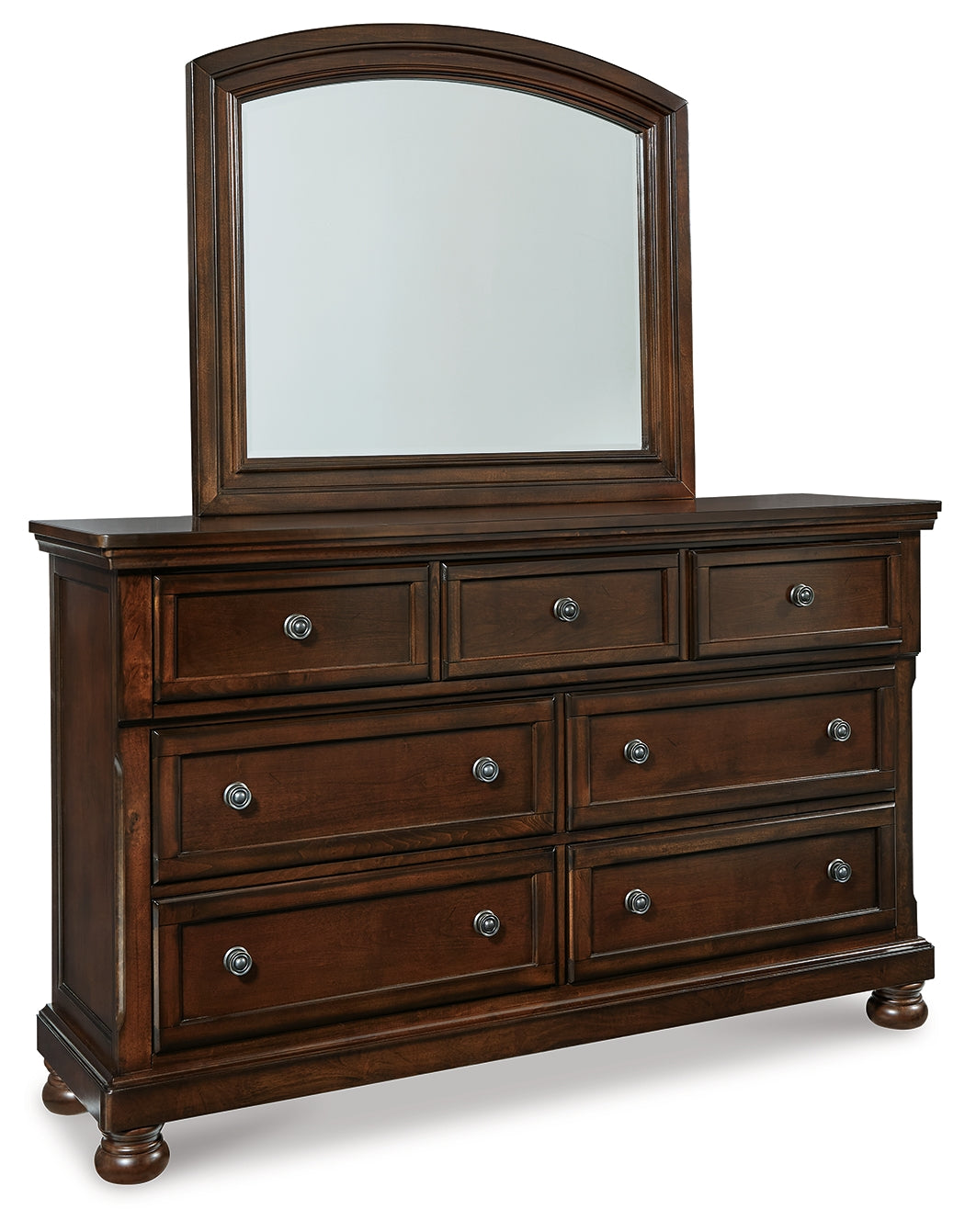 Porter Queen Sleigh Bed, Dresser, Mirror, Chest and Nightstand