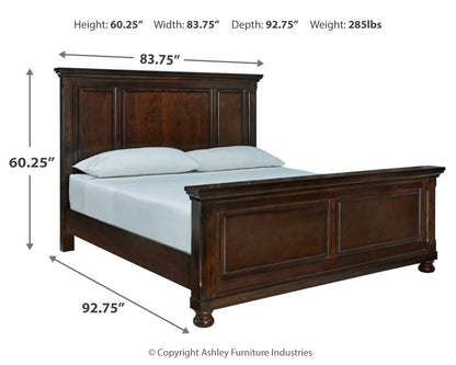 Porter California King Panel Bed, Dresser and Mirror