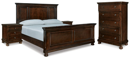 Porter King Panel Bed, Chest and 2 Nightstands