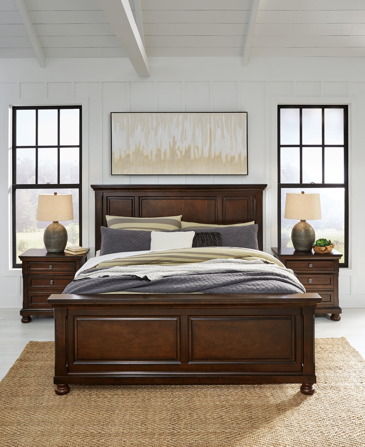 Porter King Panel Bed, Chest and 2 Nightstands