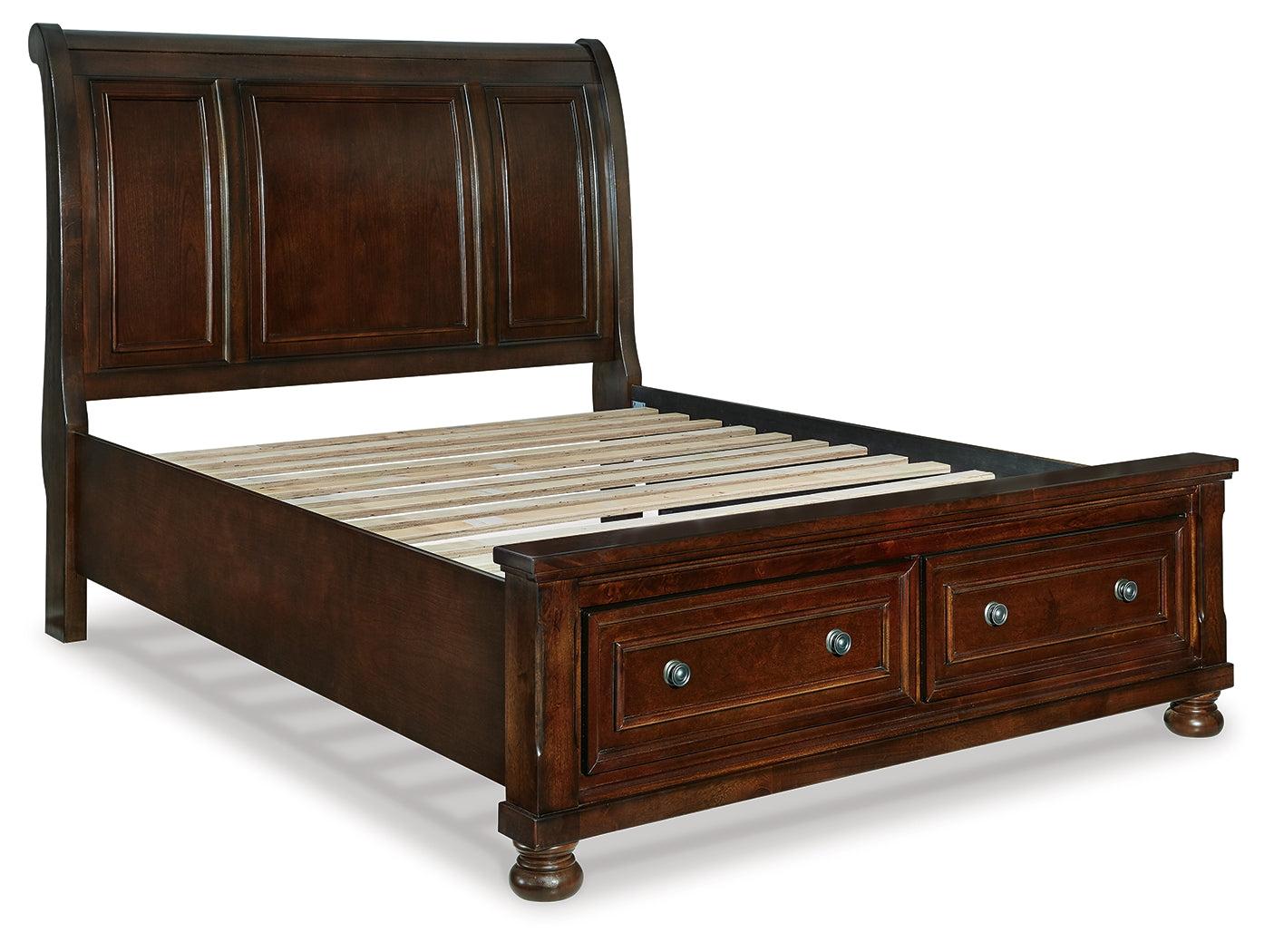 Porter Queen Storage Bed, Dresser, Mirror and 2 Nightstands