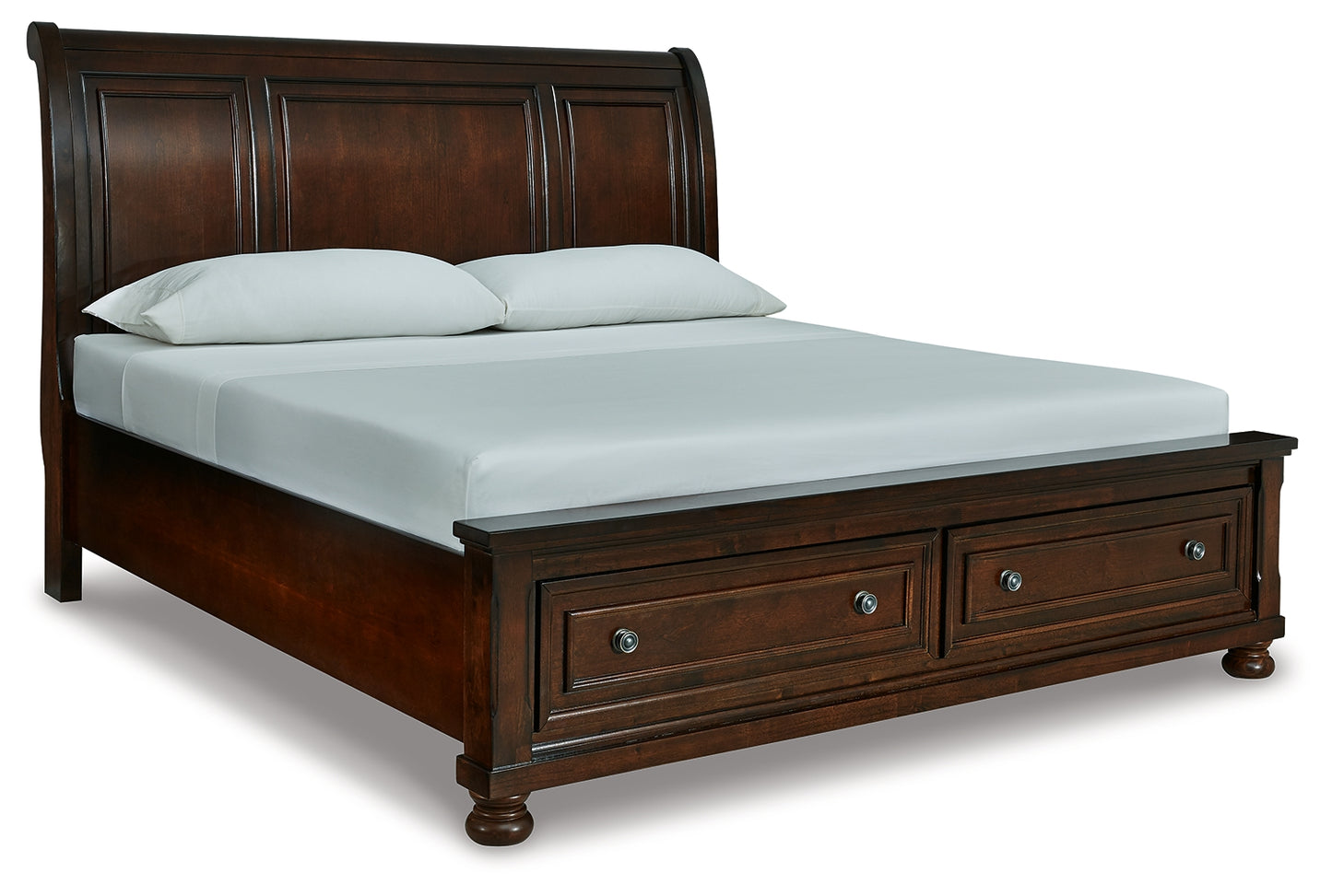 Porter California King Sleigh Bed, Dresser, Mirror and Nightstand