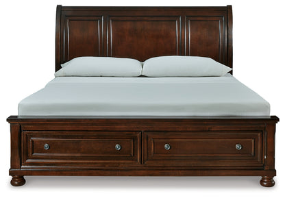 Porter California King Sleigh Bed, Dresser, Mirror and Nightstand