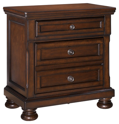 Porter Queen Panel Bed, Dresser, Mirror, Chest and 2 Nightstands