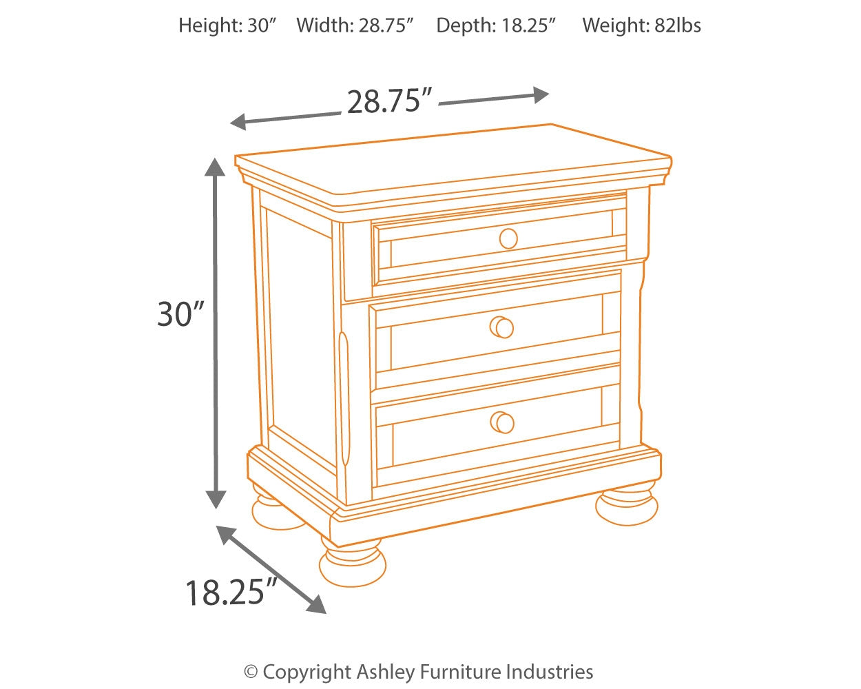 Porter Queen Storage Bed, Dresser, Mirror and 2 Nightstands