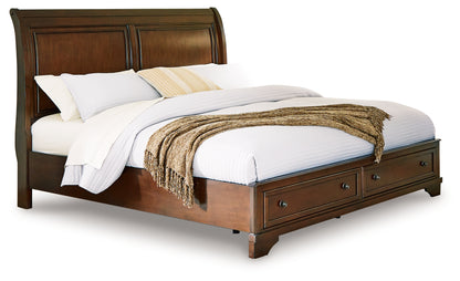 Trellington Queen Storage Bed, Dresser and Nightstand