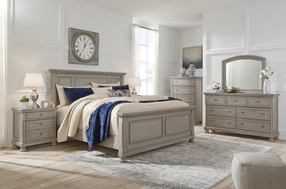 Lettner California King Sleigh Bed with 2 Storage Drawers