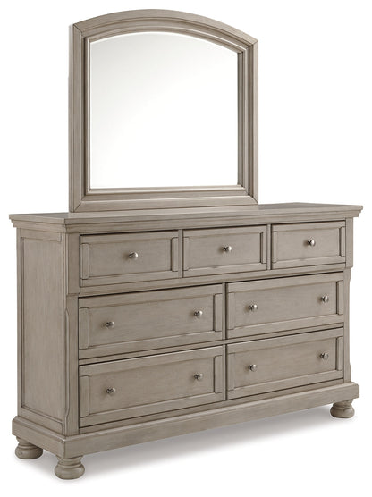 Lettner Queen Panel Bed, Dresser, Mirror and 2 Nightstands