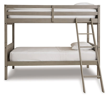 Lettner Twin over Twin Bunk Bed and 2 Mattresses