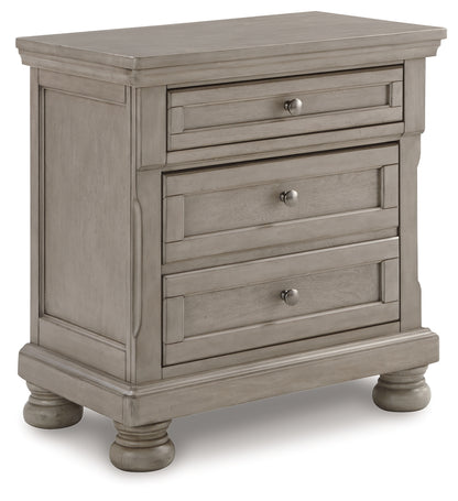 Lettner California King Panel Bed, Dresser, Chest and 2 Nightstands