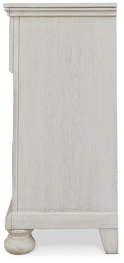 Robbinsdale Twin Sleigh Storage Bed, Dresser and Nightstand