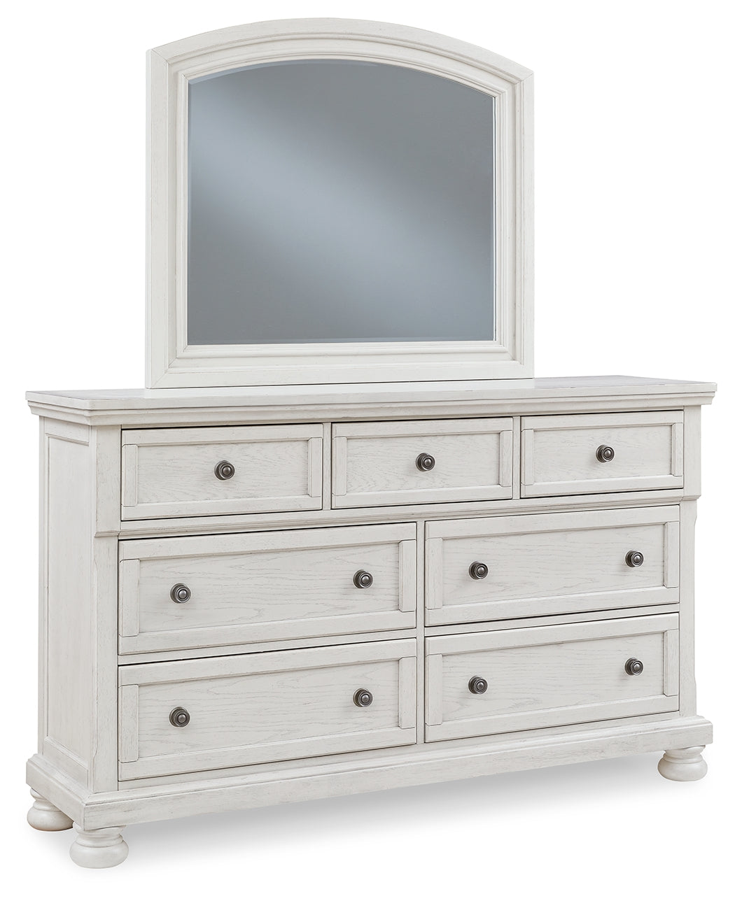 Robbinsdale Queen Panel Bed, Dresser and Mirror