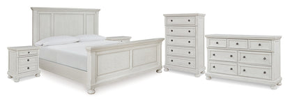 Robbinsdale Queen Panel Bed, Dresser, Chest and 2 Nightstands